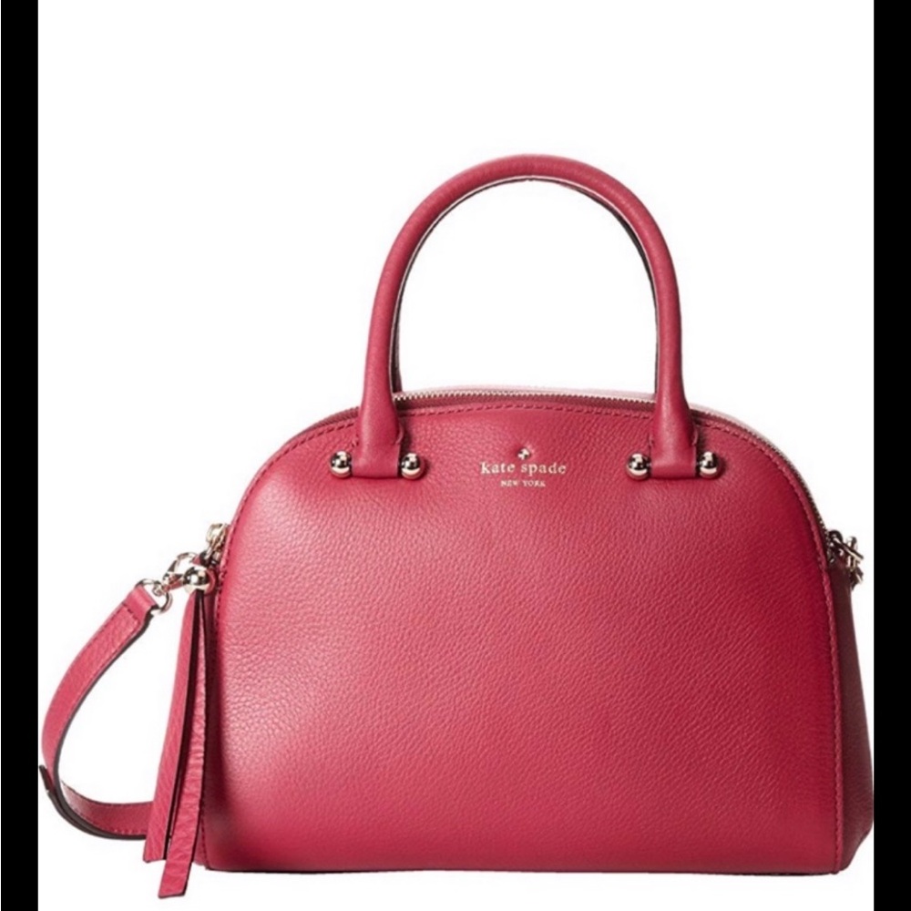 Kate Spade Cildro Pink Kenton Charles Street leather handbag purse - Picture 5 of 16